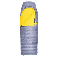 Спальный мешок Naturehike з натуральним пухом CW700 CNK2450WS048, M, жовто-сірий (6927595788127)