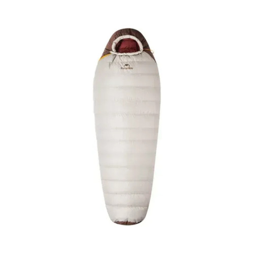 Спальний мішок Naturehike з натуральним пухом Snowbird CNK2550WS014, L, коричневий 400 г (6927595784464) – Naturehike