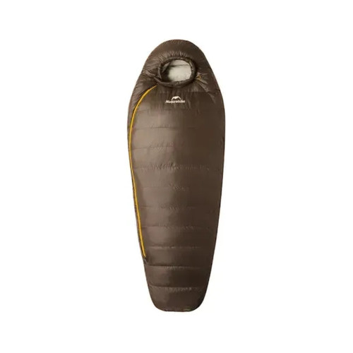 Спальний мішок Naturehike з натуральним пухом Snowbird CNK2550WS014, M, темно-коричневий 400 г (6927595784402) – Naturehike