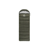 Спальный мешок Naturehike з капюшоном U250S NH20MSD07 (0°C) лівий, темно-зелений (6927595764305-L)