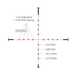 Оптичний приціл Hawke Vantage IR 3-9x40 (Mil Dot IR R/G) (14221)