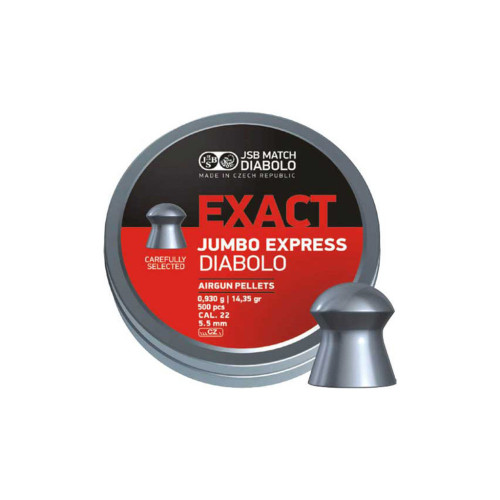 Пульки JSB Exact Jumbo Express 5,52 мм 500 шт/уп (546277-500) – JSB