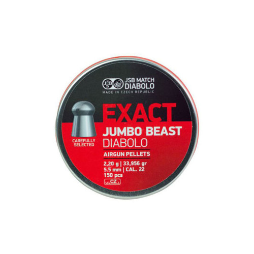 Пульки JSB Exact Jumbo Beast 5,52 мм 150 шт/уп (546387-150) – JSB