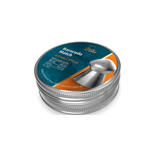 Пульки H&N Baracuda Match 4,51 мм, 0,69 г, 400 шт/уп (92284510004) – H&N