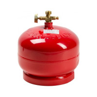 Бытовой газовый баллон Voltronic ПРОПАН 2кг (4,8л) + пальник 20448 Red (GBR-2k-48L)