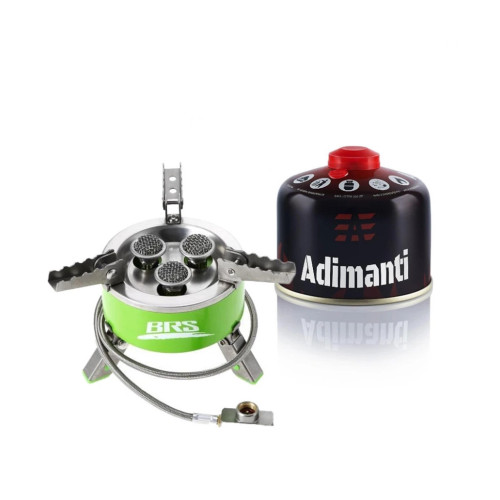Пальник BRS Набір BRS-73 + балон різьбовий Adimanti, 230гр (BRS-73AD-G23) – BRS