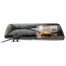Видеорегистратор HOCO DV4 4.5-inch rearview mirror driving recorder dual-channel Black (6942007616782)