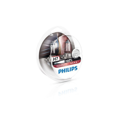 Автолампа Philips H7 VisionPlus, 2шт (12972VPS2) – PHILIPS