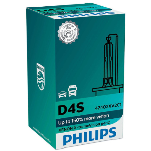 Автолампа Philips D4S X-tremeVision +150% gen2 1шт (42402XV2C1) – PHILIPS (вид 3)