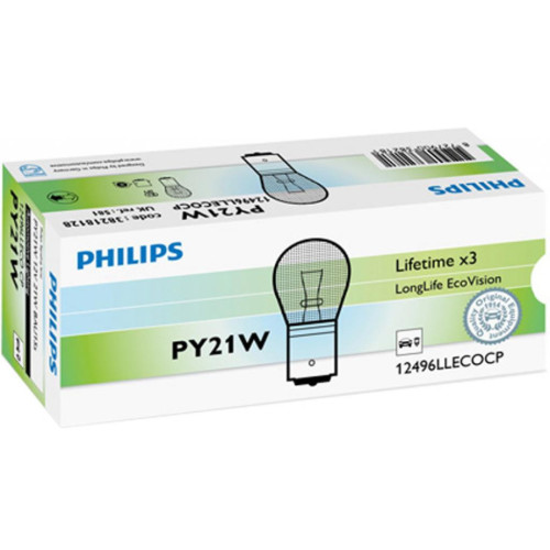Автолампа Philips 21W (12496 LLECO CP) – PHILIPS (вид 1)
