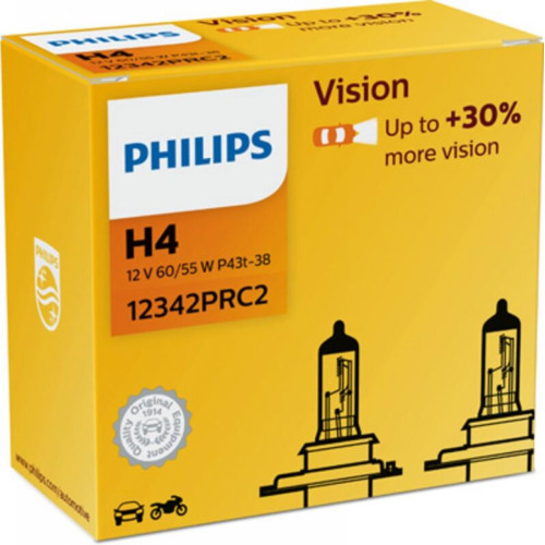 Автолампа Philips галогенова 60/55W (12342 PR C2) – PHILIPS (вид 1)