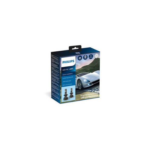 Автолампа Philips LED H7 11972U91Х2 12/24V Ultinon Pro9100 +350 (74245) – PHILIPS