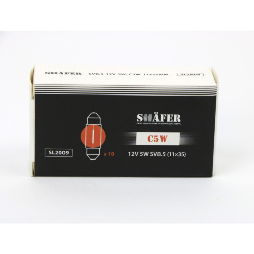 Автолампа SHAFER 12V5WC5WSV8.5 (SL2009) – SHAFER (вид 1)