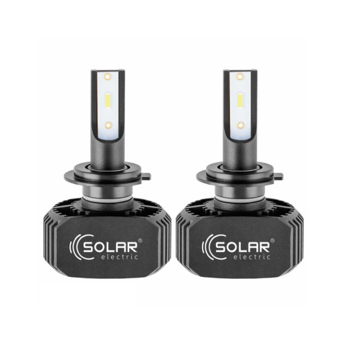 Автолампа SOLAR H7 LED 12/24V 40W 5000Lm 6000K, CSP1860 (8207) – solar