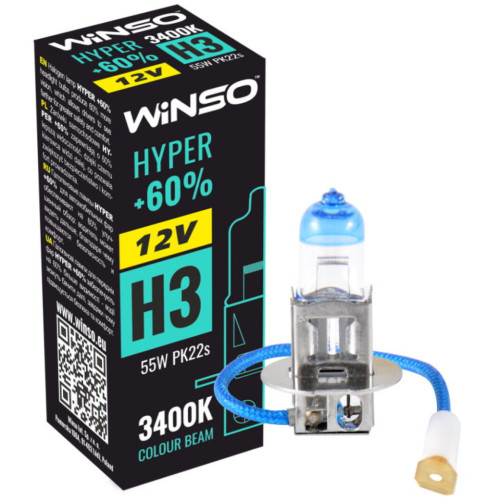 Автолампа WINSO H3 HYPER +60 55W (712320) – Winso (вид 1)