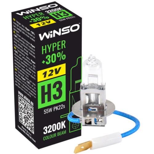 Автолампа WINSO H3 HYPER +30 55W (712300) – Winso (вид 1)