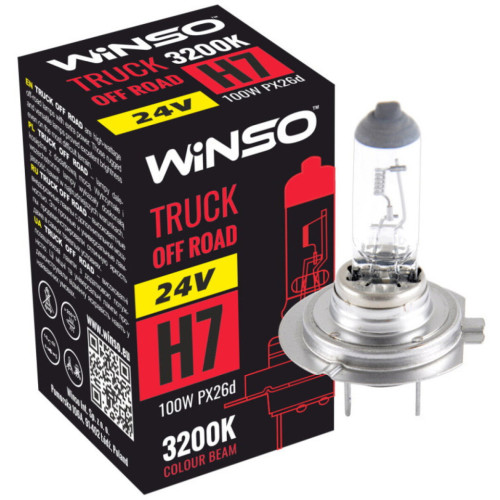 Автолампа WINSO H7 TRUCK OFF ROAD 100W (724710) – Winso (вид 1)