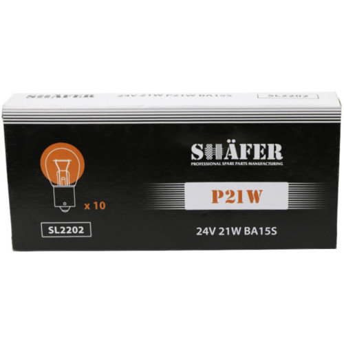 Автолампа SHAFER 24V21WP21WBA15S (SL2202) – SHAFER (вид 1)