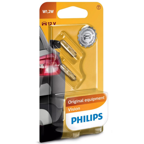 Автолампа Philips 1.2W (12516 B2) – PHILIPS (вид 1)