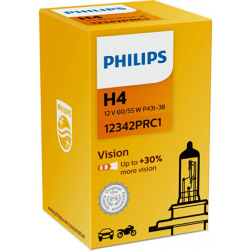 Автолампа Philips галогенова 60/55W (12342 PR C1) – PHILIPS