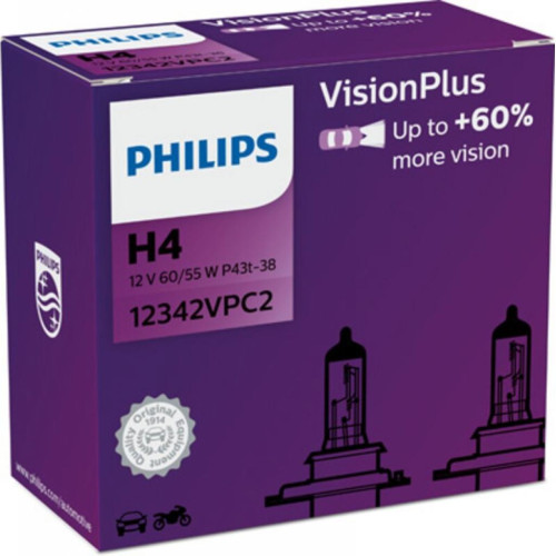 Автолампа Philips галогенова 60/55W (12342 VP C2) – PHILIPS (вид 1)