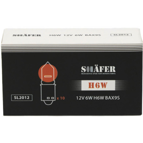 Автолампа SHAFER 12V6WH6WBAX9S (SL2012) – SHAFER (вид 1)
