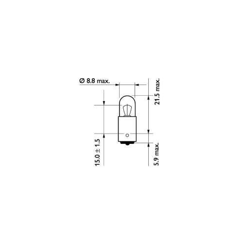 Автолампа Philips 4W (13929 CP) – PHILIPS (вид 2)