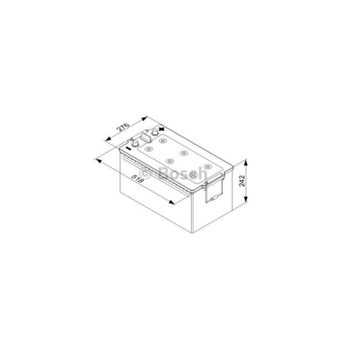 Акумулятор автомобільний Bosch 225А (0 092 T50 800) – BOSCH (вид 4)