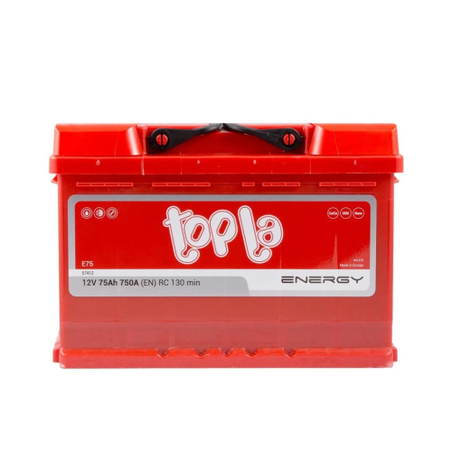 Аккумулятор автомобильный Topla 75 Ah/12V Energy Euro 750A (108 075) – Topla