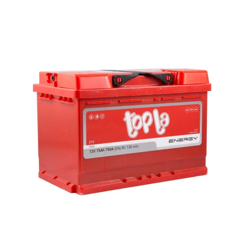 Аккумулятор автомобильный Topla 75 Ah/12V Energy Euro 750A (108 075) – Topla (вид 1)