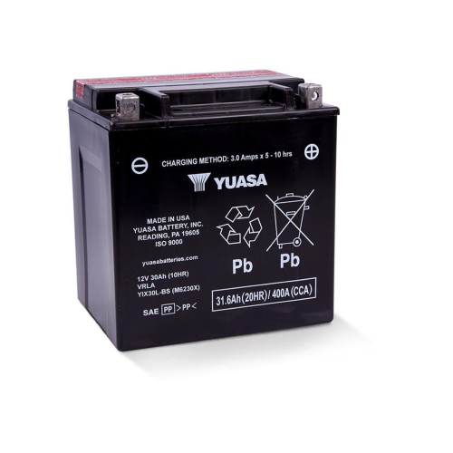Акумулятор автомобільний Yuasa 12V 31.6Ah High Performance MF VRLA Battery AGM (YIX30L-BS) – Yuasa