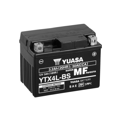 Аккумулятор автомобильный Yuasa 12V 3Ah MF VRLA Battery AGM (YTX4L-BS) – Yuasa