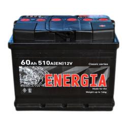 Акумулятор автомобільний ENERGIA 60Ah Ев (-/+) (510EN) (22386)
