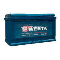 Аккумулятор автомобильный Westa 6CT-100 А WPR100