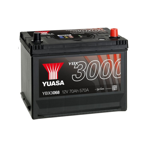 Акумулятор автомобільний Yuasa 12V 72Ah SMF Battery (YBX3068) – Yuasa