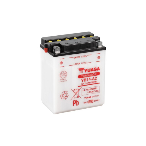 Акумулятор автомобільний Yuasa 12V 14,7Ah YuMicron Battery (YB14-A2) – Yuasa