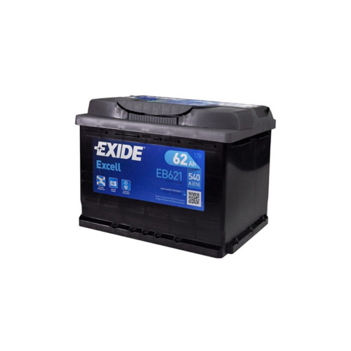 Акумулятор автомобільний EXIDE EXCELL 62A (EB621) – EXIDE