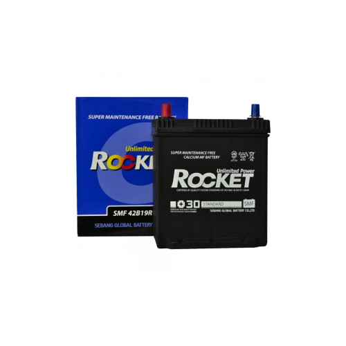 Акумулятор автомобільний ROCKET 40Ah (SMF 42B19R) – ROCKET