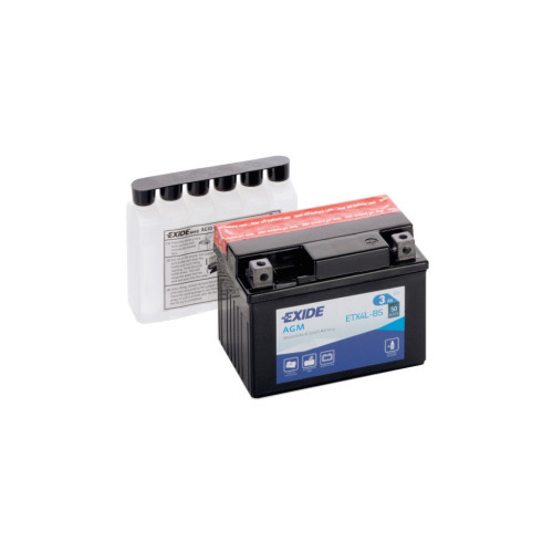 Акумулятор автомобільний EXIDE AGM 3Ah Ев (-/+) (50EN) (ETX4L-BS) – EXIDE