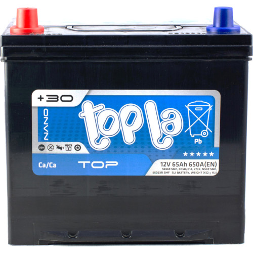 Аккумулятор автомобильный Topla 65 Ah/12V Top Energy Japan (118 765) – Topla