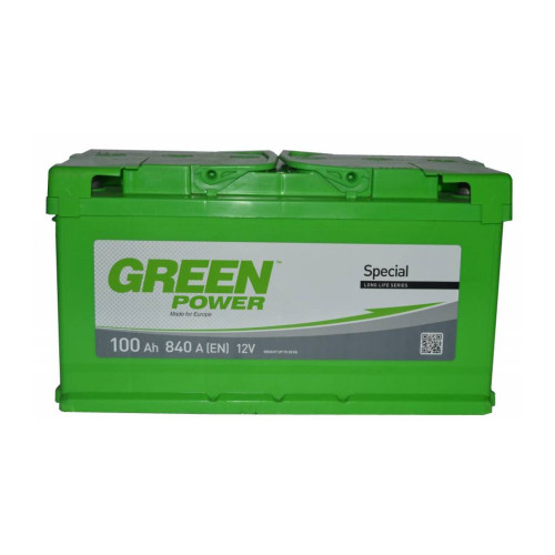 Аккумулятор автомобильный GREEN POWER 100Ah (000022430) – GREEN POWER