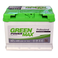 Аккумулятор автомобильный GREEN POWER MAX 62Аh (000022373)