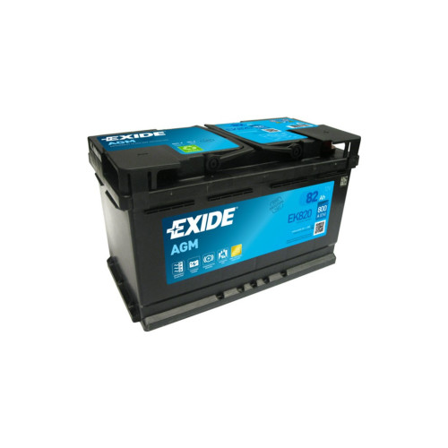Аккумулятор автомобильный EXIDE START-STOP AGM 82Ah Ев (-/+) (800EN) (EK820) – EXIDE