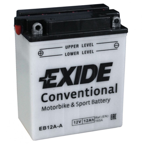 Аккумулятор автомобильный EXIDE CONVENTIONAL 12Ah (+/-) (165EN) (EB12A-A) – EXIDE
