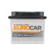 Аккумулятор автомобильный EUROCAR 6СТ-52АЗ (0) (-/+) (L3) 480А 12V (E)