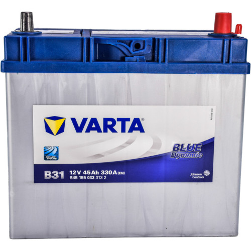 Акумулятор автомобільний Varta Blue Dynamic 45Аh без нижн. бурта (545155033) – Varta
