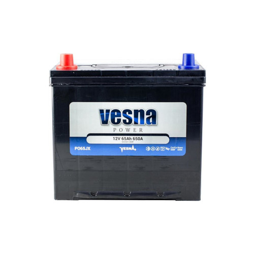 Аккумулятор автомобильный Vesna 65 Ah/12V Japan (415 965) – Vesna