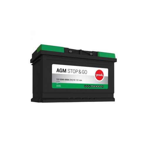 Аккумулятор автомобильный Vesna 80 Ah/12V Vesna AGM Euro (314 085) – Vesna