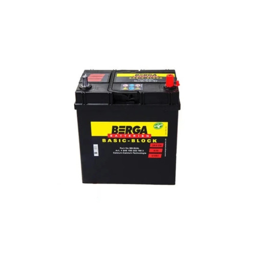 Аккумулятор автомобильный Berga Basicblock 45Ah ASIA Ев (-/+) ТК (330EN) (5451550337902) – Berga
