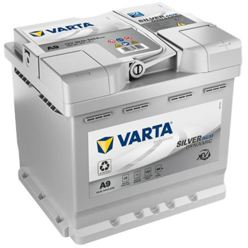 Аккумулятор автомобильный Varta Silver Dynamic AGM 50Ah Ев (-/+) (550901054) – Varta
